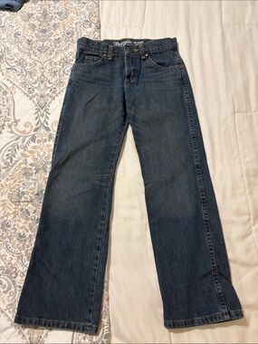 Wrangler Boys’ Dark Blue Relaxed Fit Jeans